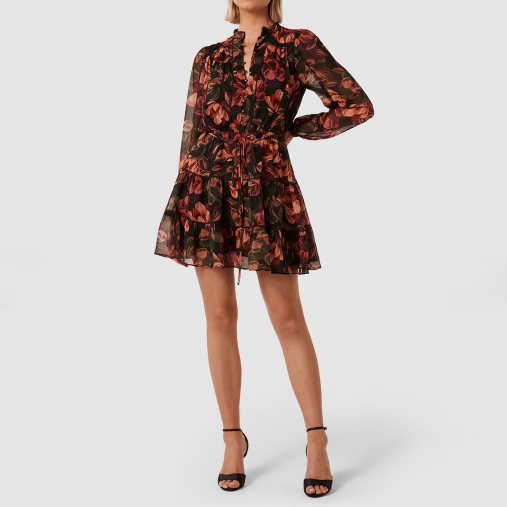 Ever New Fleur Printed Mini Dress